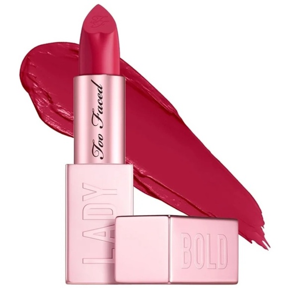 Too Faced Bold Pink Lipstick - Picture 2 of 6